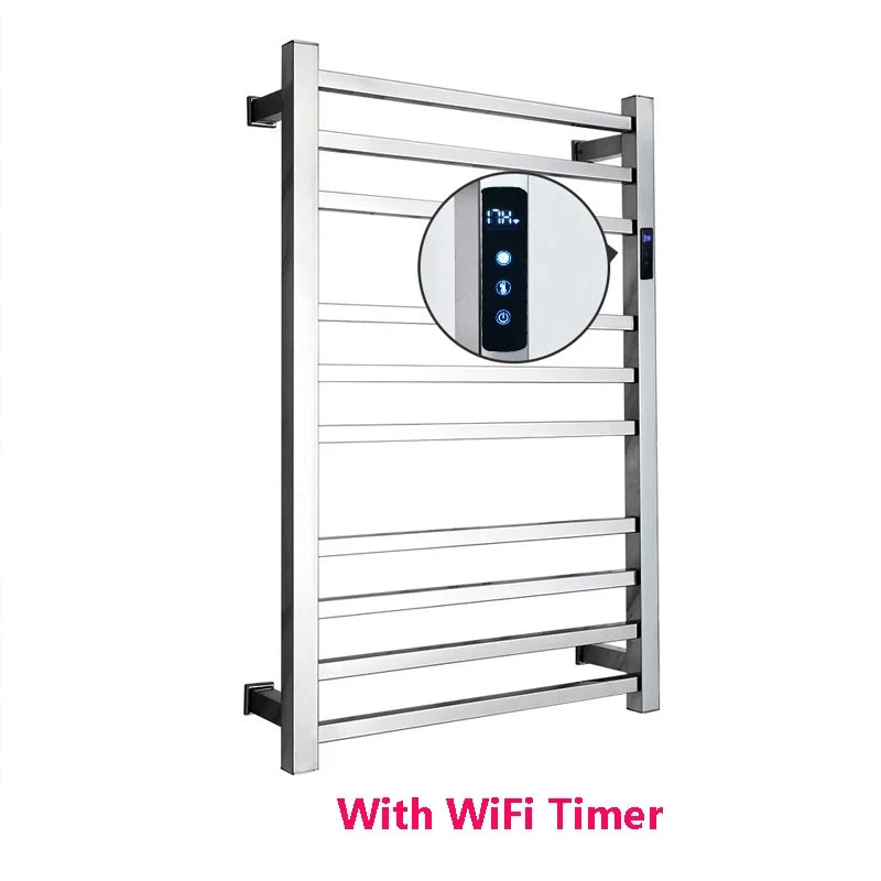 Electric Towel Rack 304 Stainless Steel Temperature&Time Control
