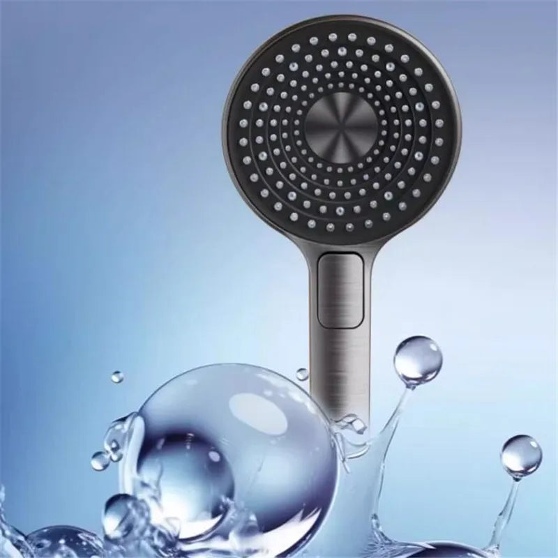 Brushed Gold Thermostatic Bathroom Shower Faucet In Wall
