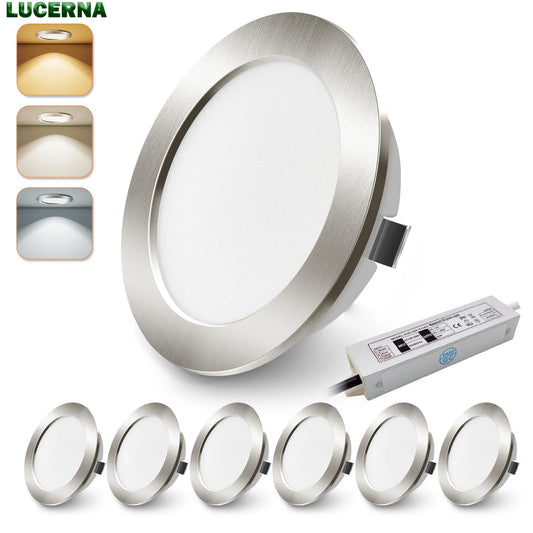 Led Recessed Spotlight 12v Lamp Ac110 220v Driver