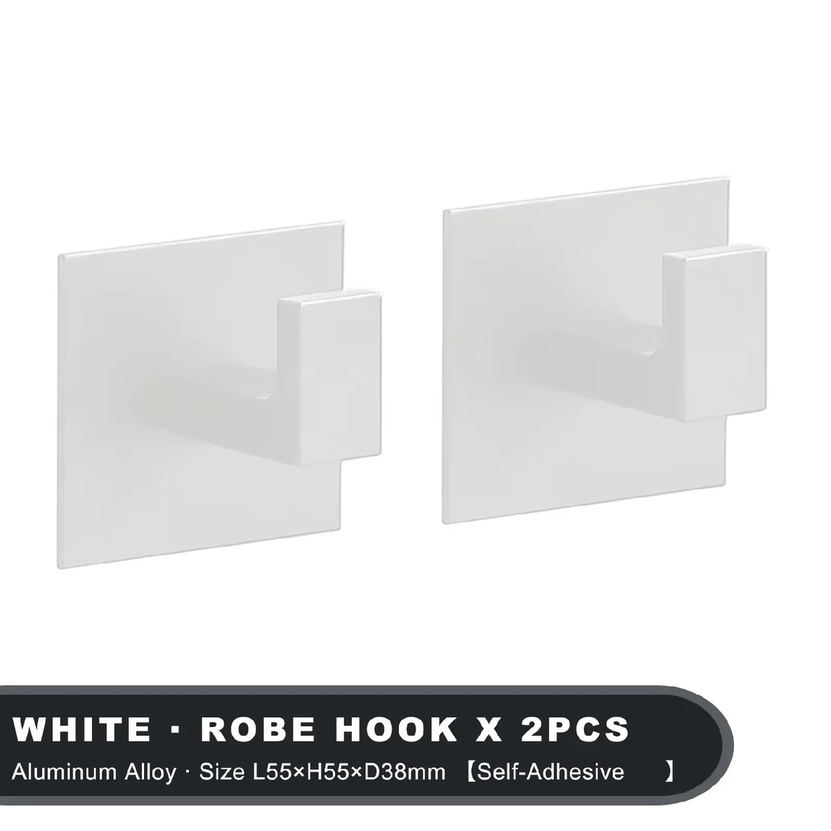 1-4pcs Strong Adhesive Wall Hook Sticker Hanging Coat