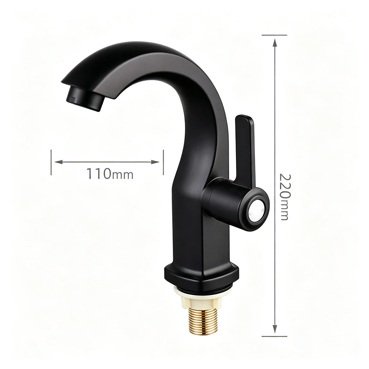 Bathroom Basin Faucet Purifier Lever Hole Tap Cold
