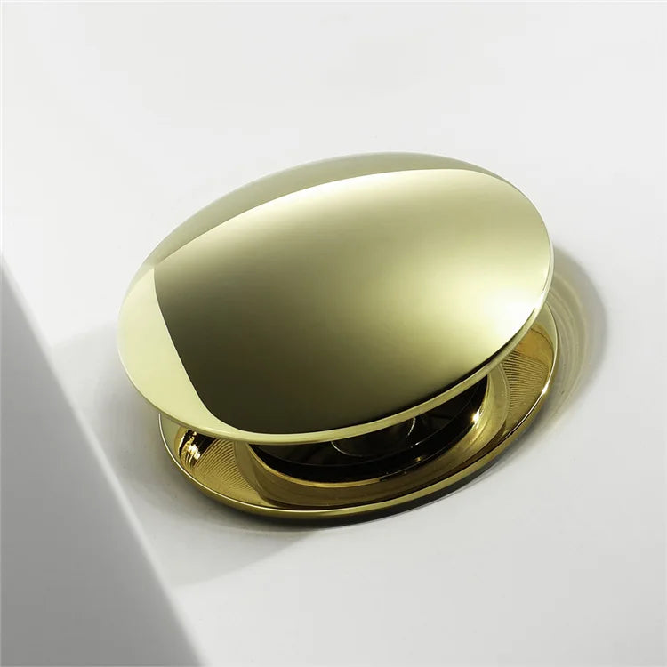 Drain Stoppe Gold Bathroom Basin Sink Pop-Up Drain