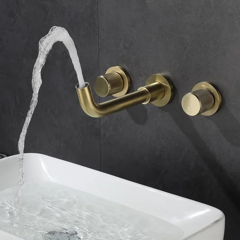 Bathroom Faucet Brushed Gold Bathroom Basin Faucet Cold