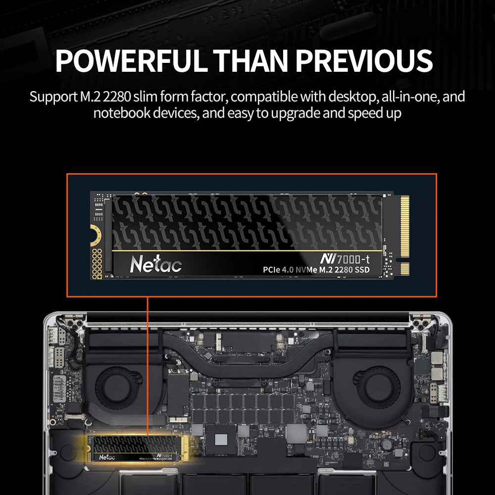 Netac Ssd 1tb Ssd Nvme M2 7400mb/S 512gb