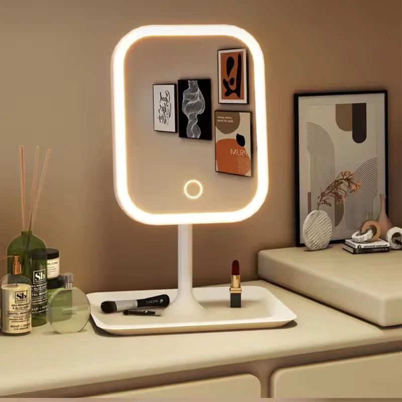 Desktop Vanity Mirror Led Makeup Mirror Colors Light