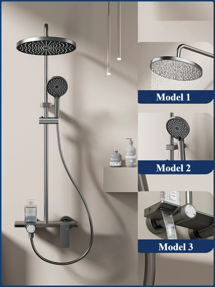Knob Type Three Ways Water Outlet Sunflower Shower