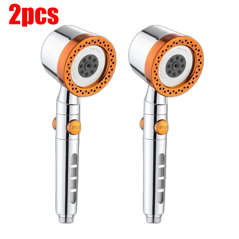 Modes Bathroom Shower Head High Pressure Powerful Rain