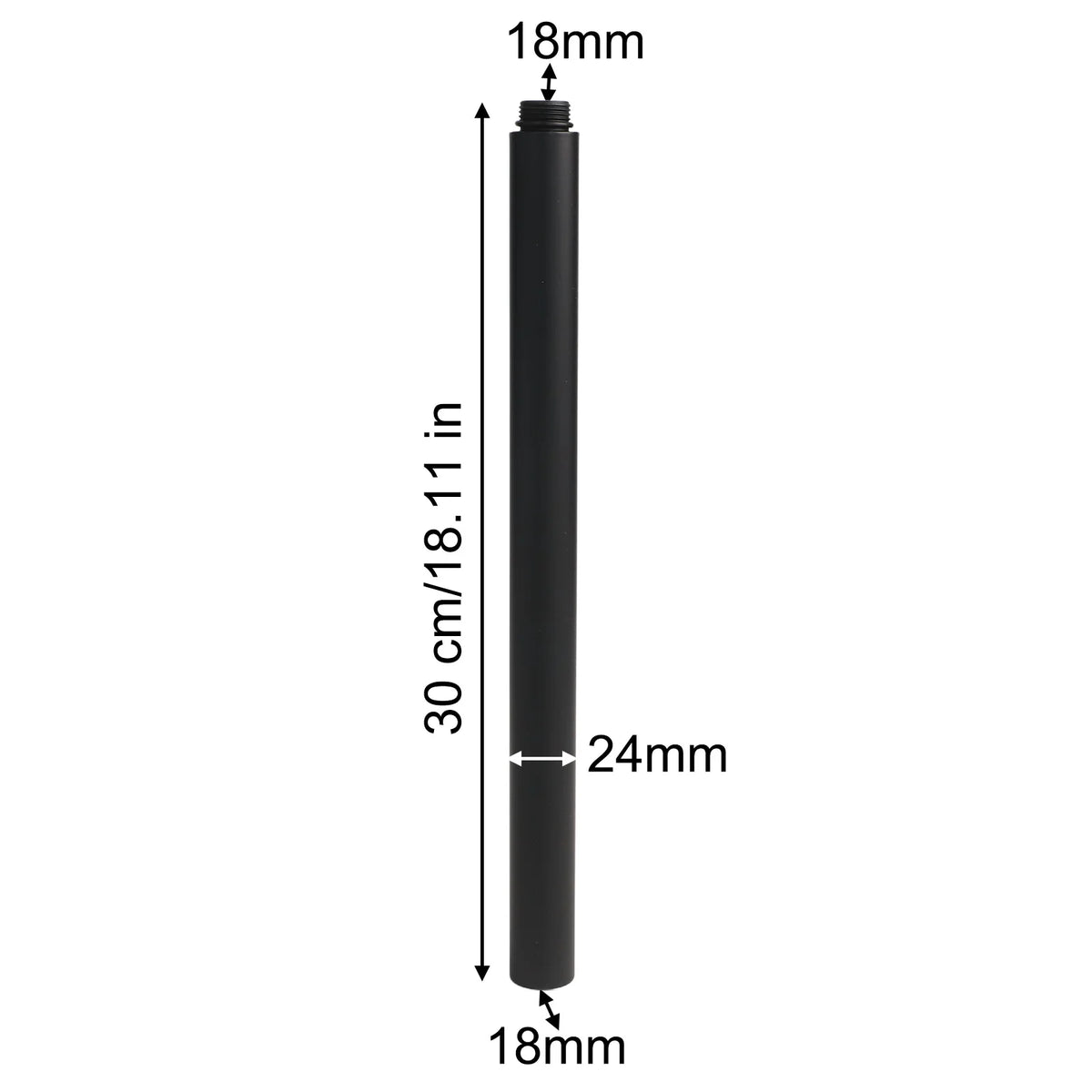 30cm Shower Extender Bathtub Shower System Round Extension