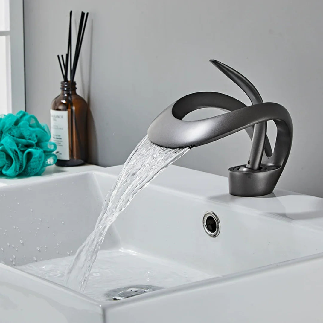 Brushed Gold Bathroom Faucet Brass Rose Gold Bathroom