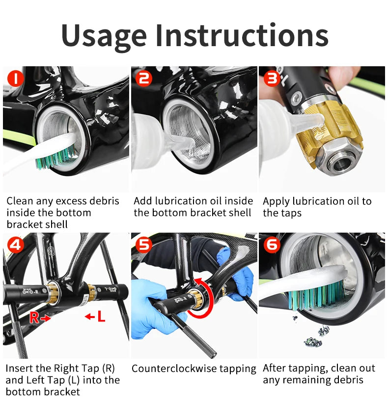 Muqzi Bottom Bracket Thread Tapping Bc 37 Mtb