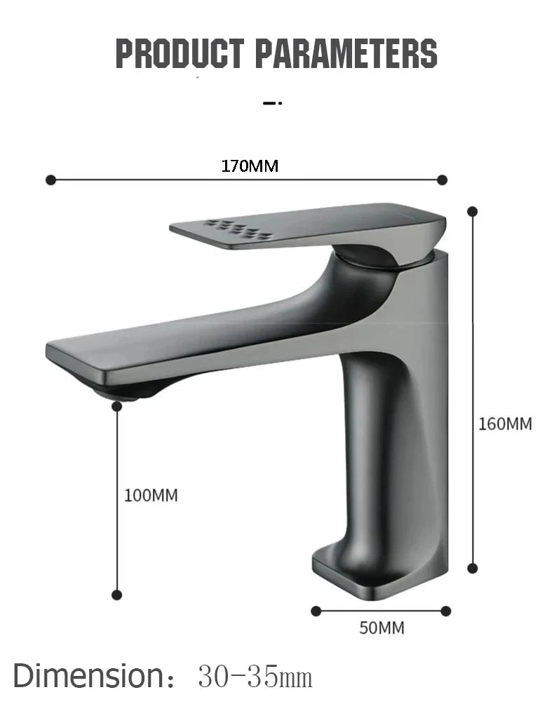 Nhlyx Modern Bathroom Sink Faucet Handle Deck Mounted