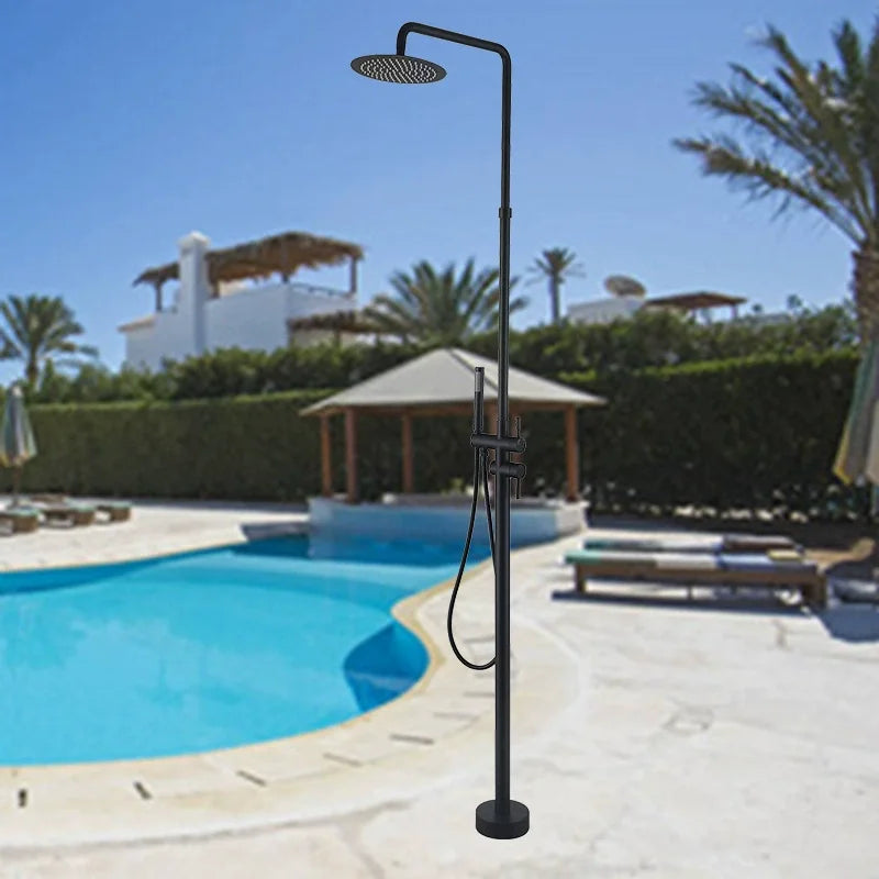 Kemaidi Outdoor Floor Standing Shower Freestanding Garden Shower