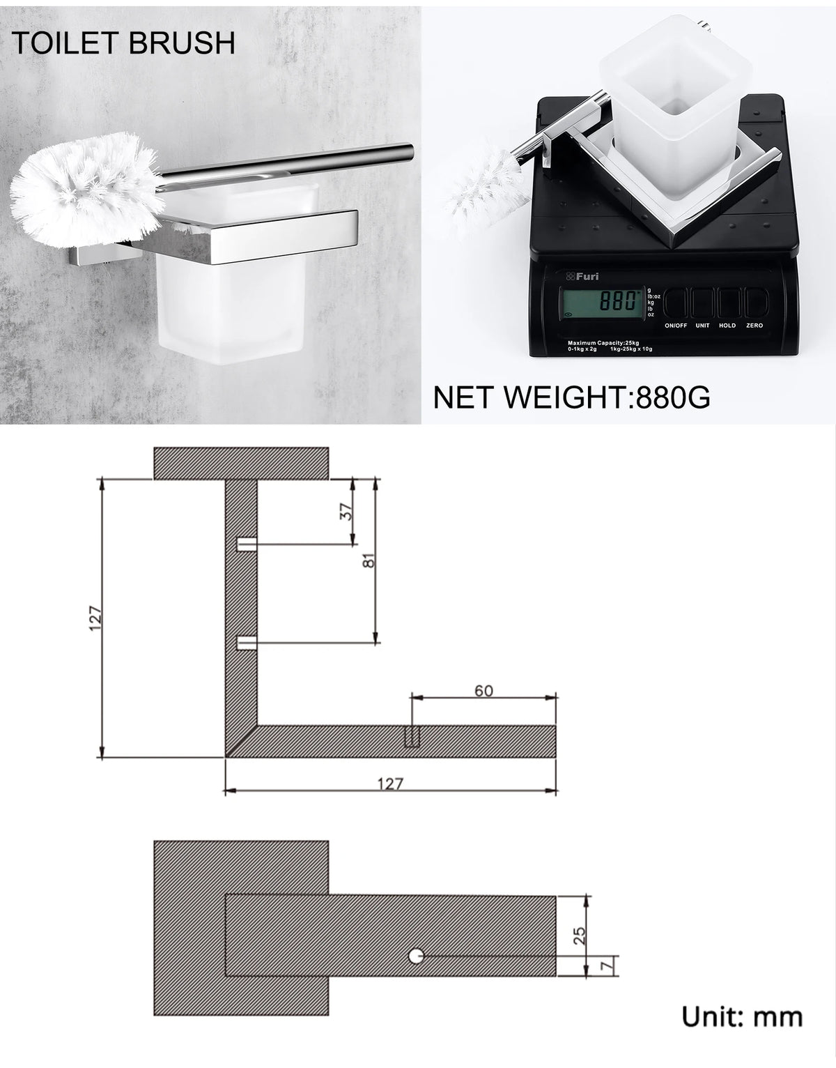 Smesiteli Bathroom Hardware Silver Wc Toilet Paper Holder