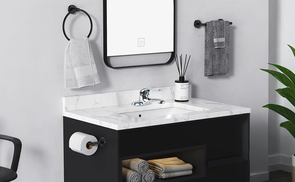 Bathroom Sink Faucet Dual Hole Handle Cold Water